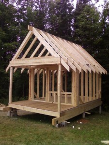 Shack Build Workshop at Wheelock Mountain Farm 